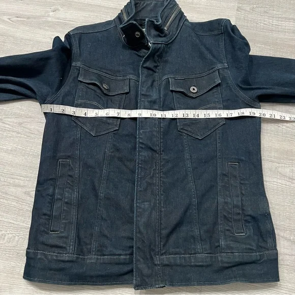 G STAR ARC CHOPPER 3D SLIM JACKET SIZE L Blue